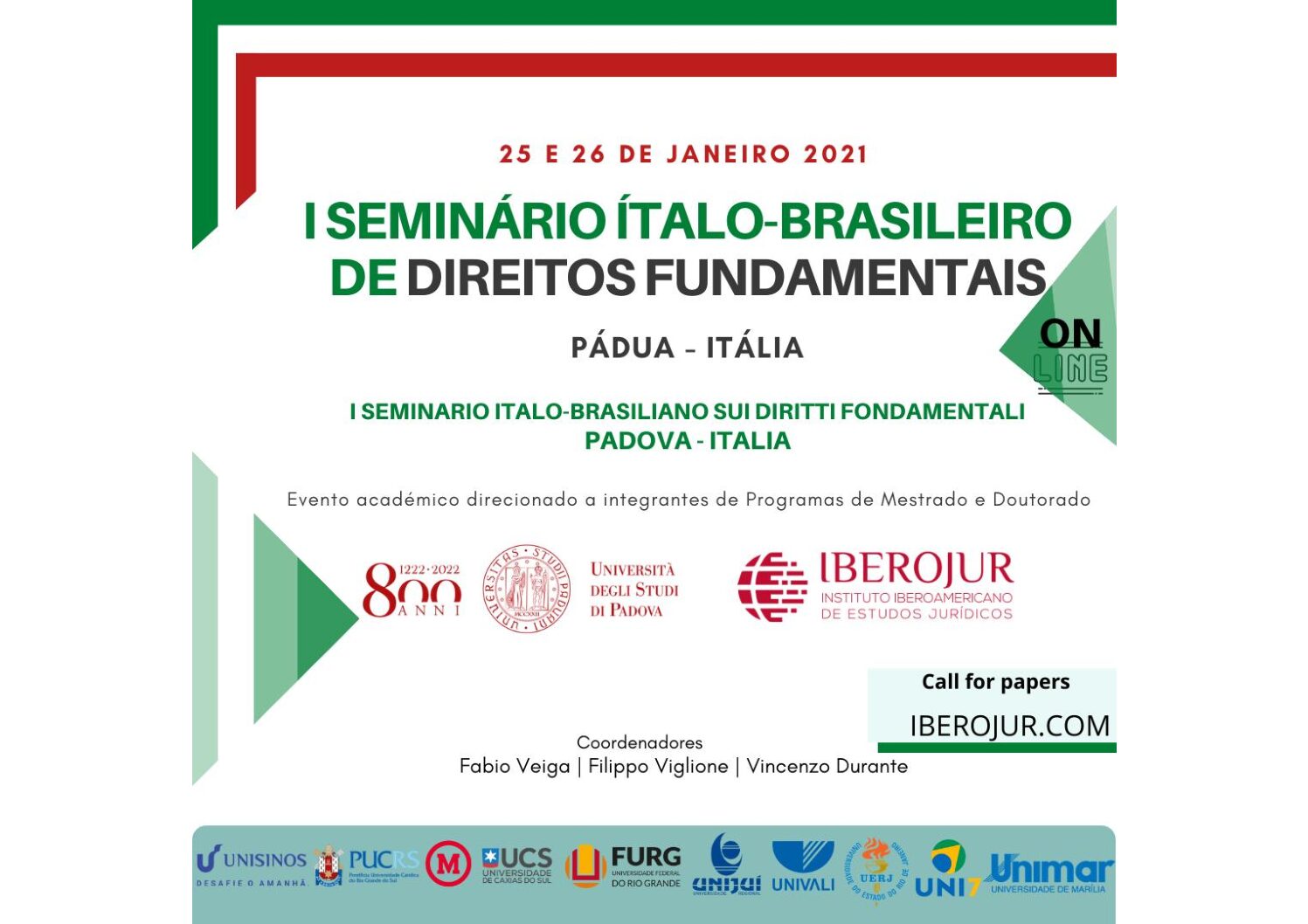 Al momento stai visualizzando Criminologia e Filosofia nel “I Seminario Italo-Brasiliano sui Diritti Fondamentali”